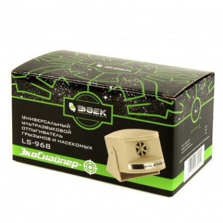 Ультразвуковой отпугиватель мышей и крыс "Экоснайпер LS-968" Ультразвуковой отпугиватель мышей и крыс "Экоснайпер LS-968"