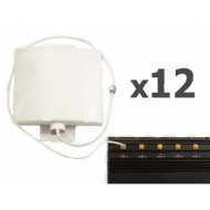 Мультичастотный подавитель с 12-ю внешними антеннами Мультичастотный подавитель с 12-ю внешними антеннами