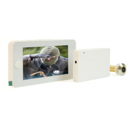 Дверной Wi-Fi видеоглазок «iHome-GLAZ-М-White» Дверной Wi-Fi видеоглазок «iHome-GLAZ-М-White»