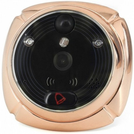 Дверной GSM/Wi-Fi видеоглазок-сигнализация «iHome-4R» (бронза) Дверной GSM/Wi-Fi видеоглазок-сигнализация «iHome-4R» (бронза)