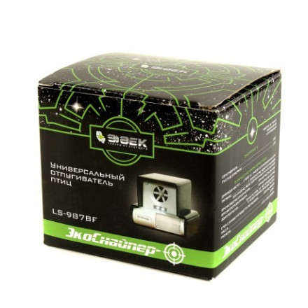 Ультразвуковой отпугиватель птиц «Экоснайпер LS-987BF» Ультразвуковой отпугиватель птиц «Экоснайпер LS-987BF»
