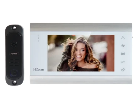 Wi-Fi видеодомофон "HDcom W-706AHD-IP" Wi-Fi видеодомофон "HDcom W-706AHD-IP"